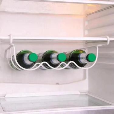 Imagem de Suporte de Metal Para Garrafas de Vinho e Cerveja  Organizador Para Ge