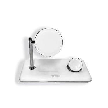 Imagem de Carregador Turbo sem Fio 3 em 1 Ugreen Branco - UG-90326