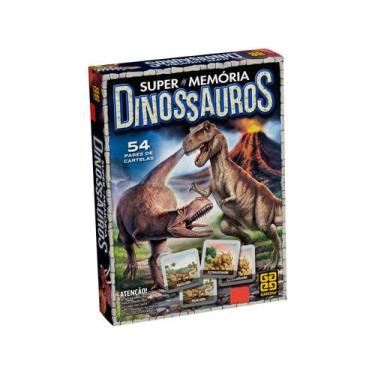 Imagem de Jogo Da Memória - Dinossauros Super Memória - Grow 4210