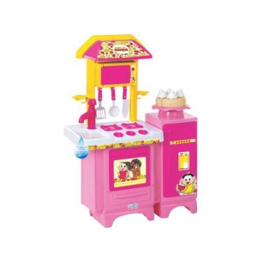 Imagem de Brinquedo Cozinha Turma Da Mônica Sai Água 72cm C/ Geladeira - Magic T