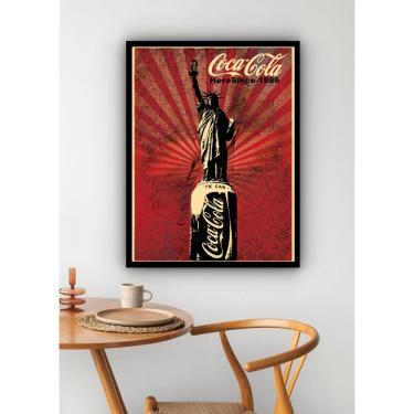 Imagem de Quadro Decorativo Coca-Cola Estátua Da Liberdade  - 70x50cm