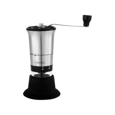 Imagem de Moedor Para Café Tramontina Realce Em Aço Inox Com Copo De Acrílico E 