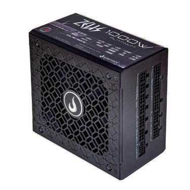 Imagem de Fonte Gamer Rise Mode Zeus, 1000W, 80 Plus Platinum, Modular, PFC Ativo, Preto - RM-PSU-01-PA-1000-Unissex