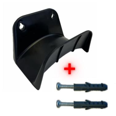 Imagem de Porta Mangueira Jardim para Organizar Até 10kg com Plástico Resistente aos Raios UV Preto OEM