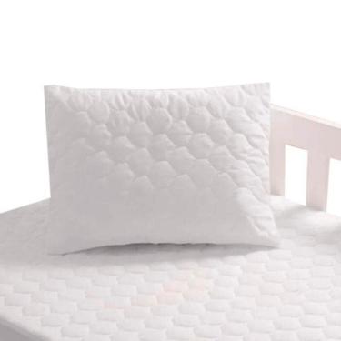 Imagem de Protetor de Travesseiro Baby Matelado Impermeável 30CMX40CM com Zíper Branco Sulbrasil