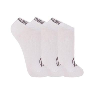 Imagem de Kit 3 Pares De Meias Mormaii Cano Curto Masculina Básica Lisa, M 34-39