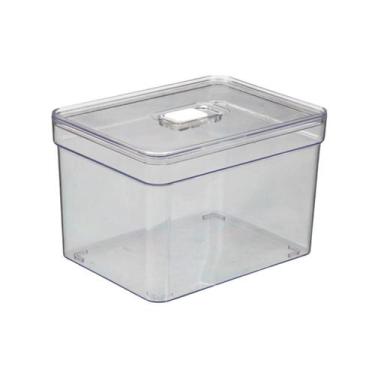 Imagem de Organizador Armário Geladeira 3,8L Multiuso Tampa Sem Cheiro - PLASTUT
