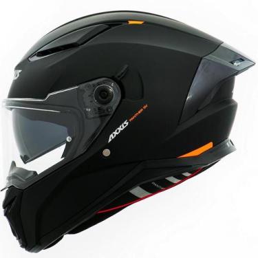 Imagem de Capacete Masculino Axxis Panther Preto Fosco Oculos Moto, Preto Fosco,