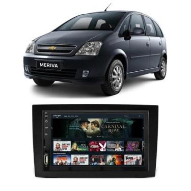 Imagem de Kit Multimídia Vectra Meriva Mold Preta 7 Pol Android Carplay 2/32GB -