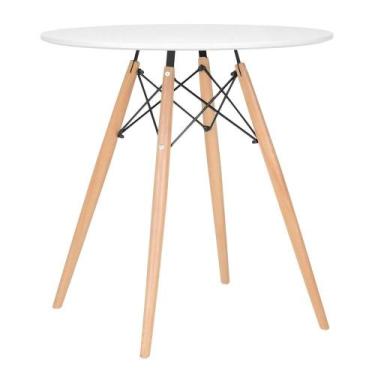 Imagem de Laraz, Mesa Eames 70 cm Kit Tampo de Mdf Kit Branco