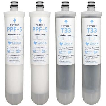 Imagem de 2 Kits de Filtros Duplos PPF-5 e T33 Originais Cânovas