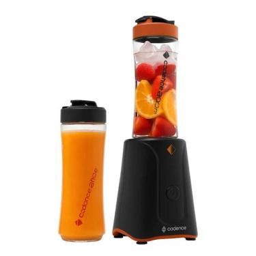 Imagem de Mini Liquidificador blender portátil 600w 2 Copos Tritura Gelo Serve p