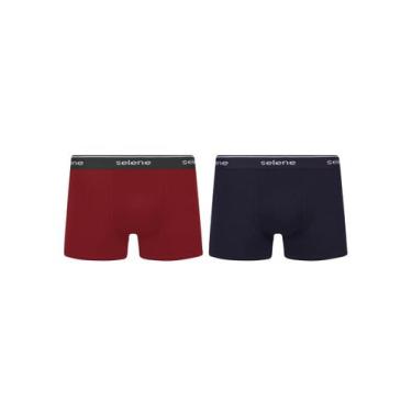 Imagem de Kit/2 Cueca Boxer Selene 11450.001 Masculina Algodão T. P/EG, G, 991, 