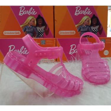 Imagem de Sandália Greedene kids da Barbie Duo 22459 - Grendene Kids, Rosa fluor