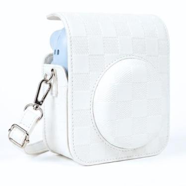 Imagem de Bolsa Estojo Protetor para Câmera Instax Mini 12 em Couro PU Premium c