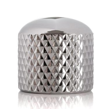 Imagem de Kit 3 Knobs para Instrumentos KPB-CR Metal com Acabamento Cromado Prata Spirit