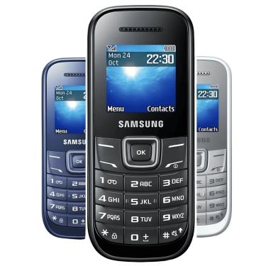 Imagem de Celular Básico Samsung Keystone 3 SM-B110E 4MB Tela 1.52 Radio FM Dual Sim Preto