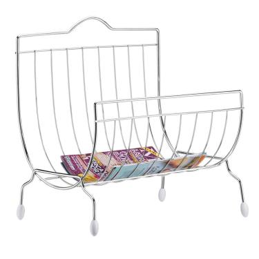 Imagem de Revisteiro Utimil em Aço Cromado e PVC