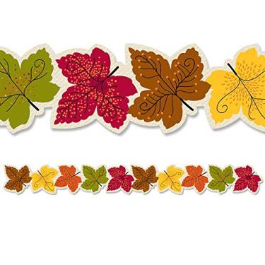 Imagem de Creative Teaching Press CTP Maple Leaves EZ Borderin Quadro de avisos decoração de sala de aula