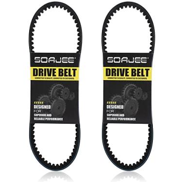 Imagem de SOAJEE 2 peças 835 20 30 CVT correia de transmissão para GY6 125cc - 150cc 232cc 152QMI 157QMJ motores de 4 tempos ATV motocicleta Go Kart Scooter Pit Dirt Mini Bike Agility Baja Carter Coolster Diamo Hammerhead GTS 150