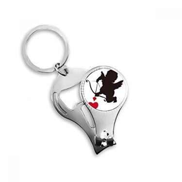 Imagem de Coração Cupido Anjo Coração Alicate Anel Chaveiro Abridor de Garrafas Cortador