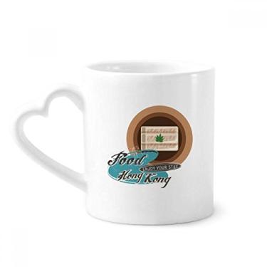 Imagem de Hong Kong Sushi com Camarão Caneca China Café Cerâmica Copos Copo de Coração de Vidro