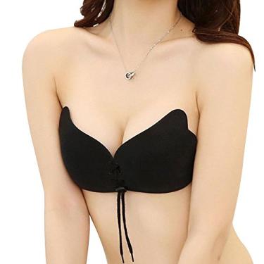 Imagem de Sutiã de festa Vin Beauty, levantamento de peito, de silicone, puxador de corda, gel para coleção, roupa íntima invisível, confortável e utilizável