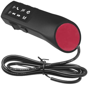 Imagem de Botões universais de volante de carro, controle remoto multifuncional para sistema Android Wince conectado à navegação GPS, controle de reprodutor multimídia, rádio DVD, música com controle leve com