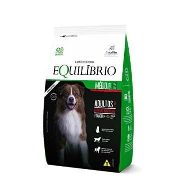 Imagem de Equilíbrio Super Premium Cães Ração Cães Equilibrio Raças Médias Adulto Frango 15Kg