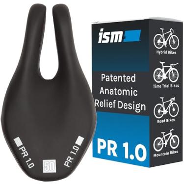 Imagem de ISM PR 1.0 Assento de bicicleta sem nariz – selim de bicicleta de alívio anatômico para bicicletas híbridas, bicicletas de contra-relógio, bicicletas de estrada e bicicletas de montanha – selim de