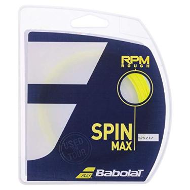 Imagem de Babolat Corda unissex RPM Blast Rough 12M, amarelo/Amarillo, tamanho 130