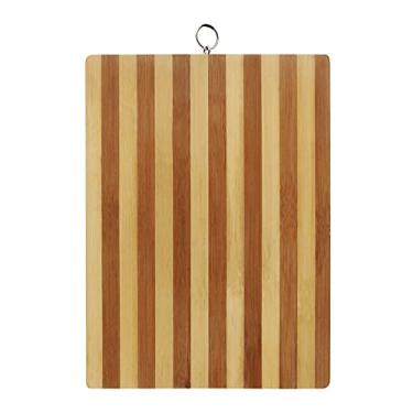 Imagem de Tábua de Corte, em Bambu, para Cozinha, Grande, 36x25cm, Yangzi
