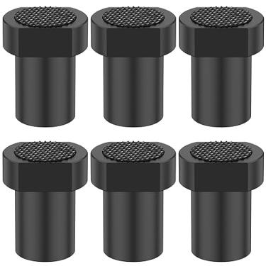 Imagem de QENWKXZ 6 peças braçadeira de bancada de liga de alumínio 19/20 mm batente de furo durável parada de mesa para marcenaria multifuncional MFT acessórios de carpintaria para bancada de trabalho (20 mm,