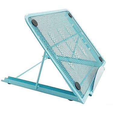 Imagem de ZUHSA Suporte multifuncional ajustável para caixa de luz, suporte de pintura de diamante, suporte para tablet, notebook, kits de pintura de diamante 5D, laptop (azul)