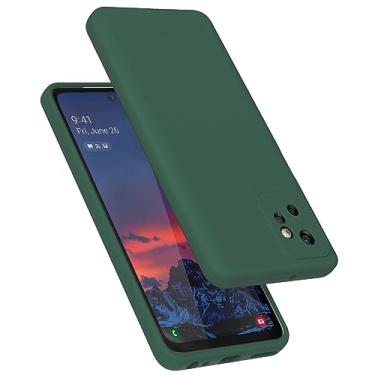Imagem de E Segoi Capa para Moto G Power 2023, capa de borracha de gel de silicone líquido, à prova de choque, forro de microfibra macia, almofada compatível com Motorola Moto G Power 2023 de 6,5 polegadas (verde sequoia)
