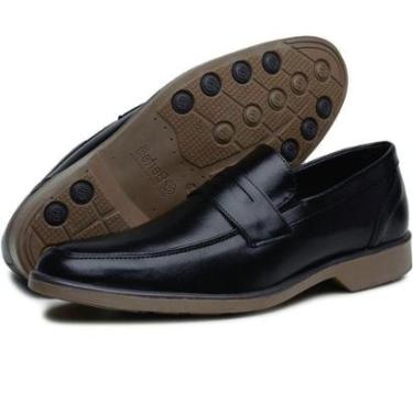 Imagem de Sapato Casual Oxford Sport Fino Confortavel Masculino Preto-Masculino
