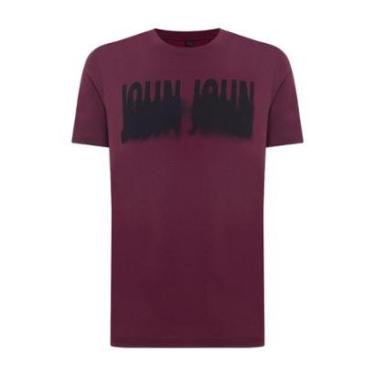 Imagem de Camiseta John John Shadow Masculina Bordô-Masculino