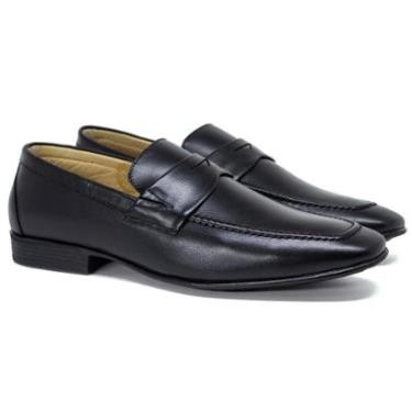 Imagem de Sapato Social Jota Pe Soft Fit Loafer Couro Legítimo Liso com Tecnologia Air Bag 76750-Masculino