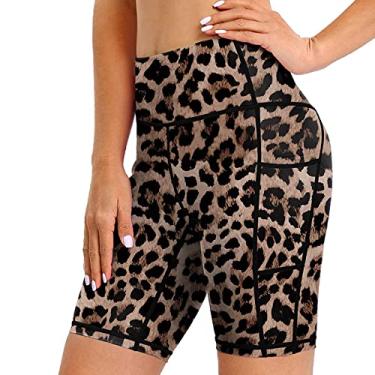 Imagem de Calcinha de biquíni feminina lisa de cintura alta com cobertura total, shorts estilosos para mulheres, Cinza, M