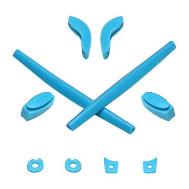 Imagem de Mryok Kit de substituição de ponteiras para óculos de sol Oakley Juliet – Opções, Sky Blue, One Size