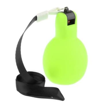 Imagem de shamjina Apitos de mão treinador apitos com colhedores manual de sobrevivência apitos esportivos para acampamento futebol sobrevivência, Verde