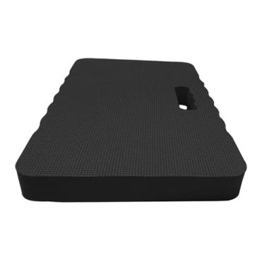 Imagem de Ioensy Joelheira de jardim almofada de joelho material eva alça embutida à prova d'água multifuncional para banho de bebê leve, 400g Preto 46x28x4cm