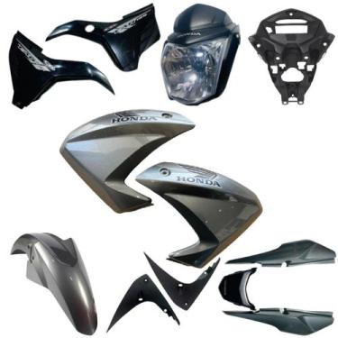 Imagem de Kit Carenagem Cg Fan 125 Modelo 2014 / 2015 Completo Modelo Gasolina -