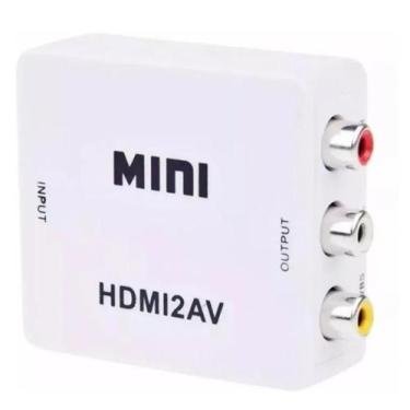 Imagem de Mini Conversor Hd Vídeo Hdmi X Av Rca - Hdmi2 Av - Geral