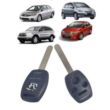 Imagem de Capa Carcaça Chave Hon Civic Fit Crv City 3Botoes C Panico