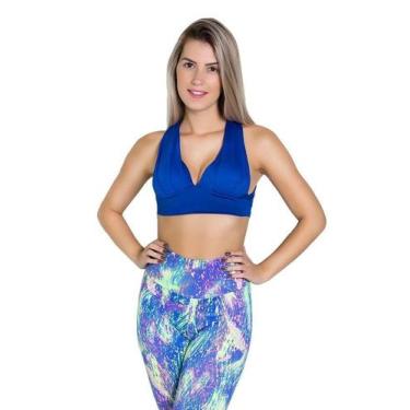 Imagem de Top Bojo Suplex Cruzado Nas Costas Feminino Fitness - JAVA MODAS, Roya