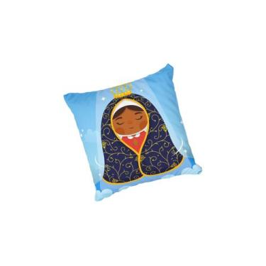 Imagem de Almofada com Enchimento Nossa Senhora Aparecida Ceu Azul Nuvens - Core