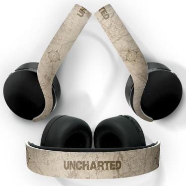 Imagem de Adesivo Compatível PS5 Headset Pulse 3D Playstation 5 Skin - Uncharted