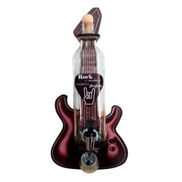 Imagem de Pingômetro Instrumental Guitarra The Rock Decoração Vintage BBQ - Retr
