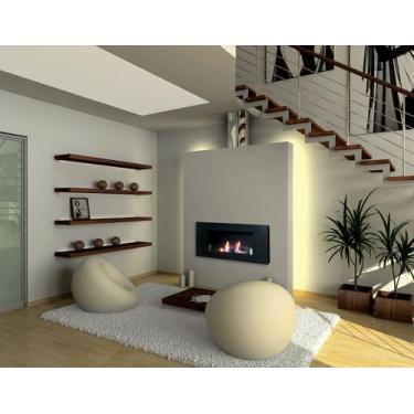 Imagem de Lareira Ecológica a Álcool De Parede Wgrif California (Embutir ou Sobr